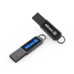 U76 UFO Disk Metal USB flash drive with LED Lighting Logo